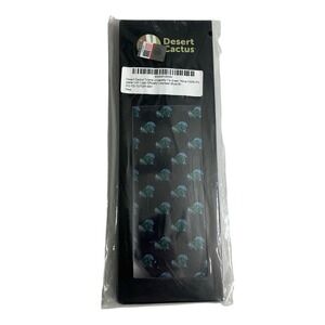 Desert Cactus Tulane University Tie Mens OS Black Green Wave Logo Collegiate